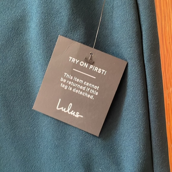 NWT Lulus Infinite Glory Forest Green Maxi Dress, Medium - Picture 3 of 11